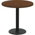 Special-T Table, Round, 36in Dia x 29in, Black Base/Mahogany Top SCTCANT236BMG